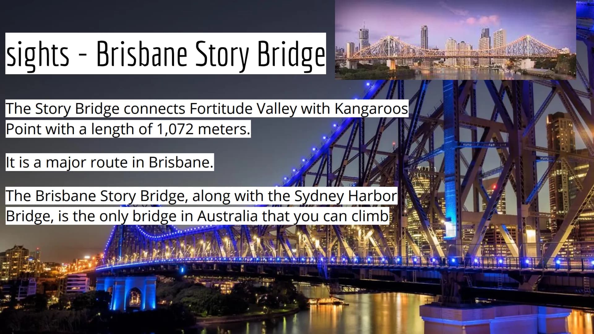 # Brisbane

a presentation by Katharina Vogt Table of Contents

-> random facts
-> location
-> the Coat of Arms of Brisbane
-> flag of Brisb