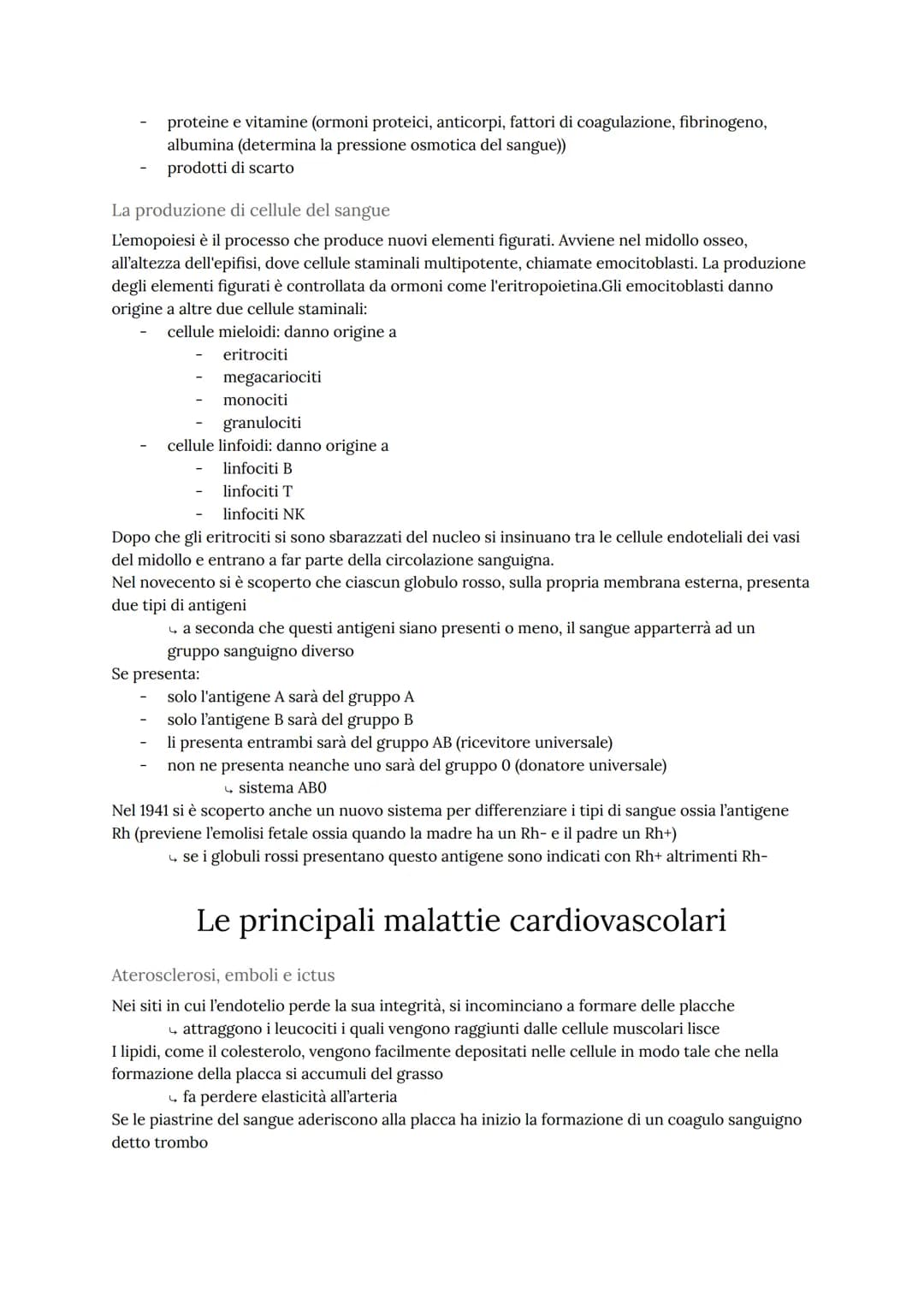 # L'apparato cardiovascolare

L'apparato cardiovascolare trasporta nel sangue tutti i materiali da e verso tutte le regioni
corporee per ass