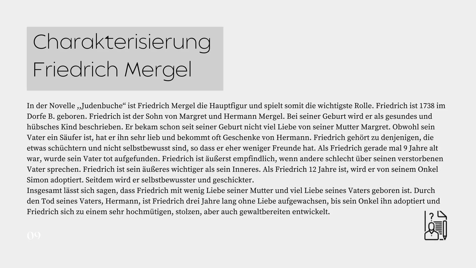 # Die
# Judenbuchen

Portfolio Arbesa Rrustemi, 9c

01 Was ist eigentlich
eine Novelle?

Eine Novelle ist eine kürzere Erzählung, die in
der