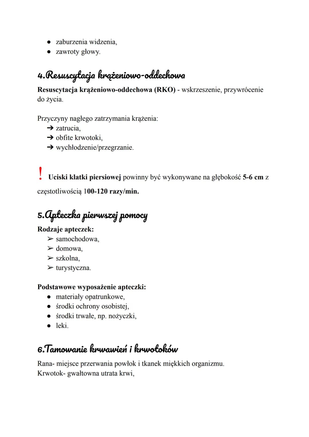 # Podstawy pierwszej pomocy

1. Podstawowe wiadomości z zakresu pierwszej pomocy

Pierwsza pomoc zespół prostych czynności podejmowanych prz