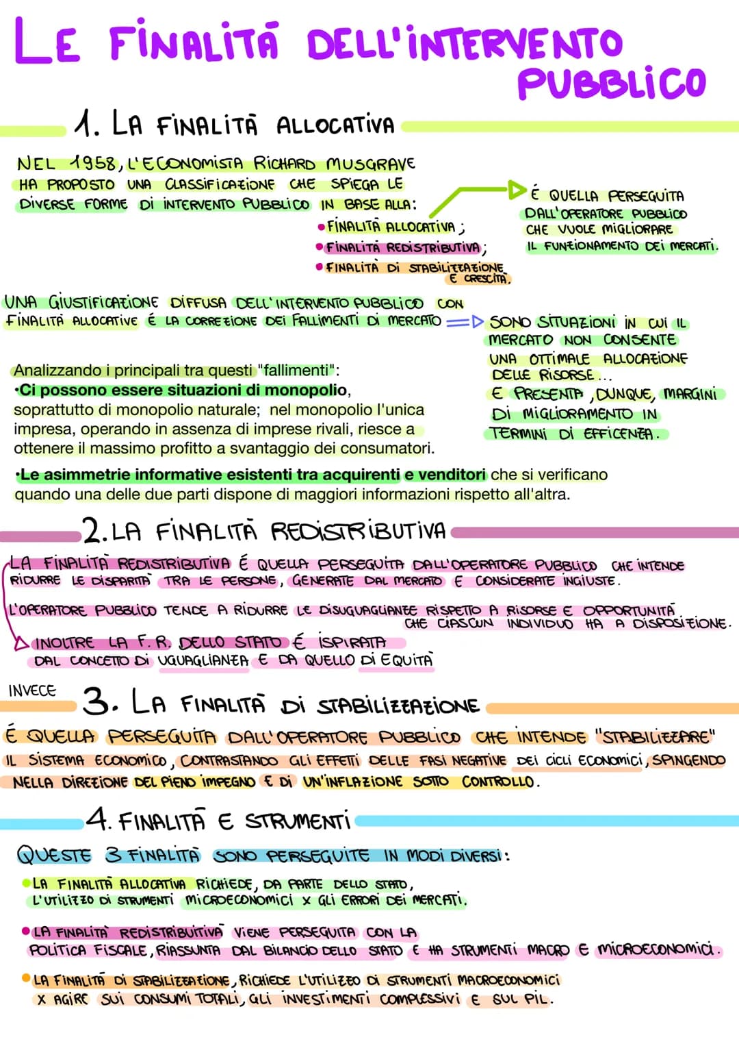 # Economia Subblica

1. L'OGGETTO DI STUDIO

L'ECONOMIA PUBBLICA E LA BRANCA DELLA
DISCIPLINA ECONOMICA CHE STUDIA LE POSSİBİLİ
FORME DI INT
