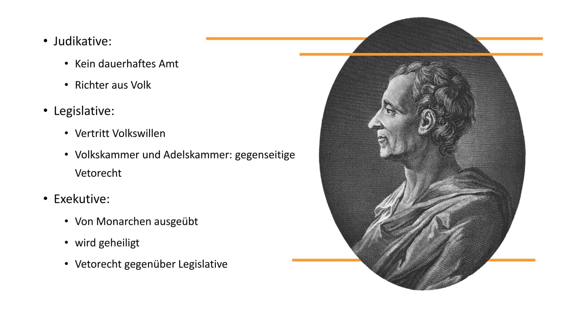 „Etwas ist nicht recht,
weil es Gesetz ist,
sondern es muss Gesetz
sein,
weil es recht ist."
(MONTESQUIEU)

GRW 12 Gliederung

• Allgemeine 