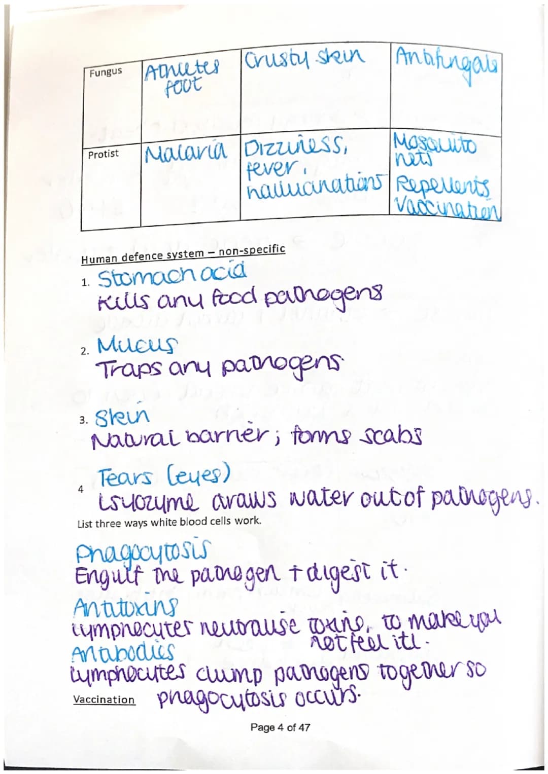 Name Harny Westworth.

Biology Revision Higher / Separates - Paper 1

Session 1 - Cells, Photosynthesis, Respiration, Communicable Disease

