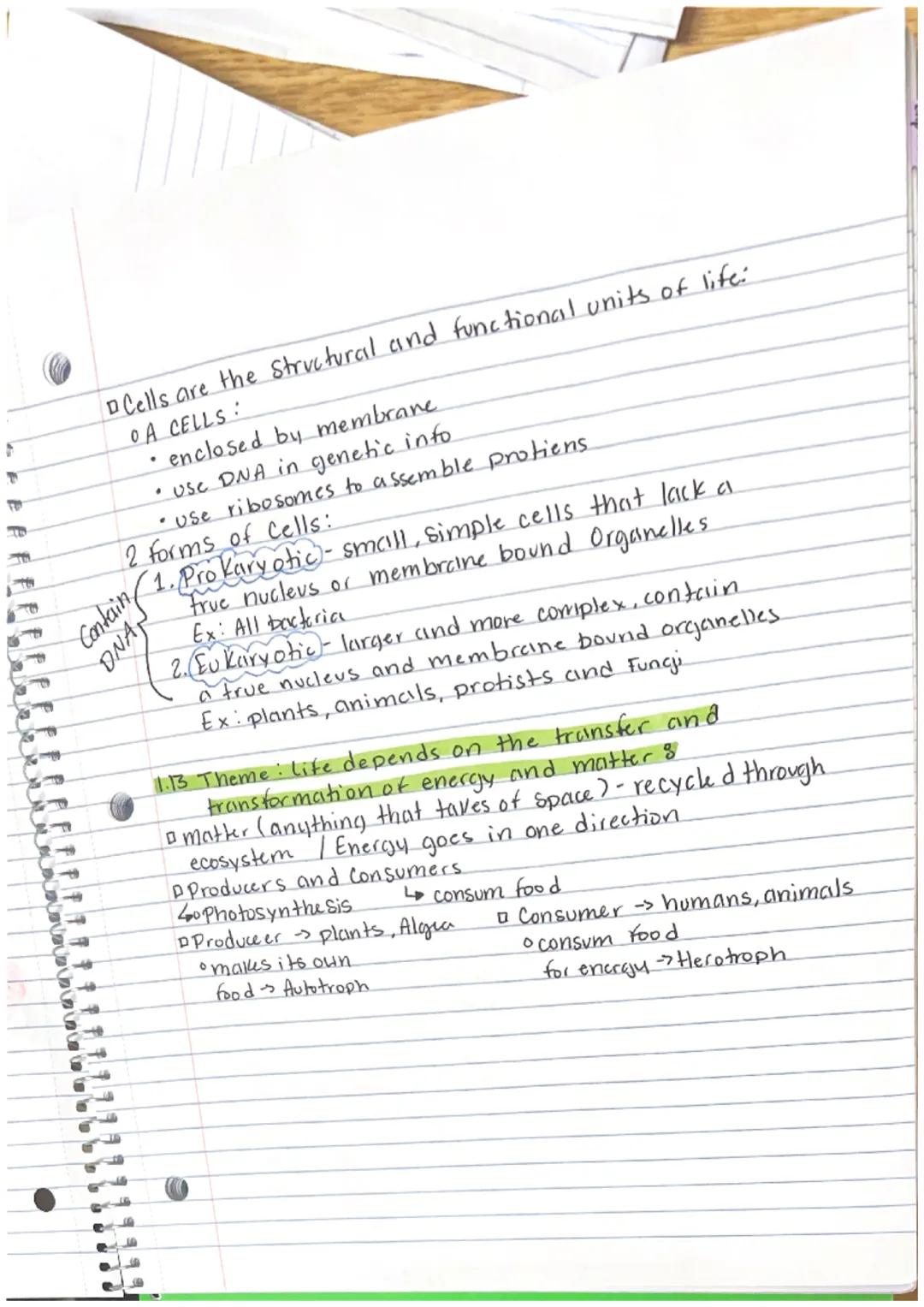 Chapter 1

FYI
What is Biology
*The Study of life
-Virus is not living
FY Pollun is plant sperm # how plants reproduce
Living things adapt t