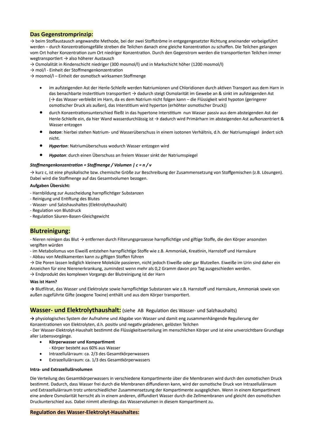 GP Lernzettel Ausscheidung / Nervensystem

Bau:
- Bau und Funktionen der Niere

Bowman
Kapsel
arteria radialis
(cortex)
proximaler Tubulus
G