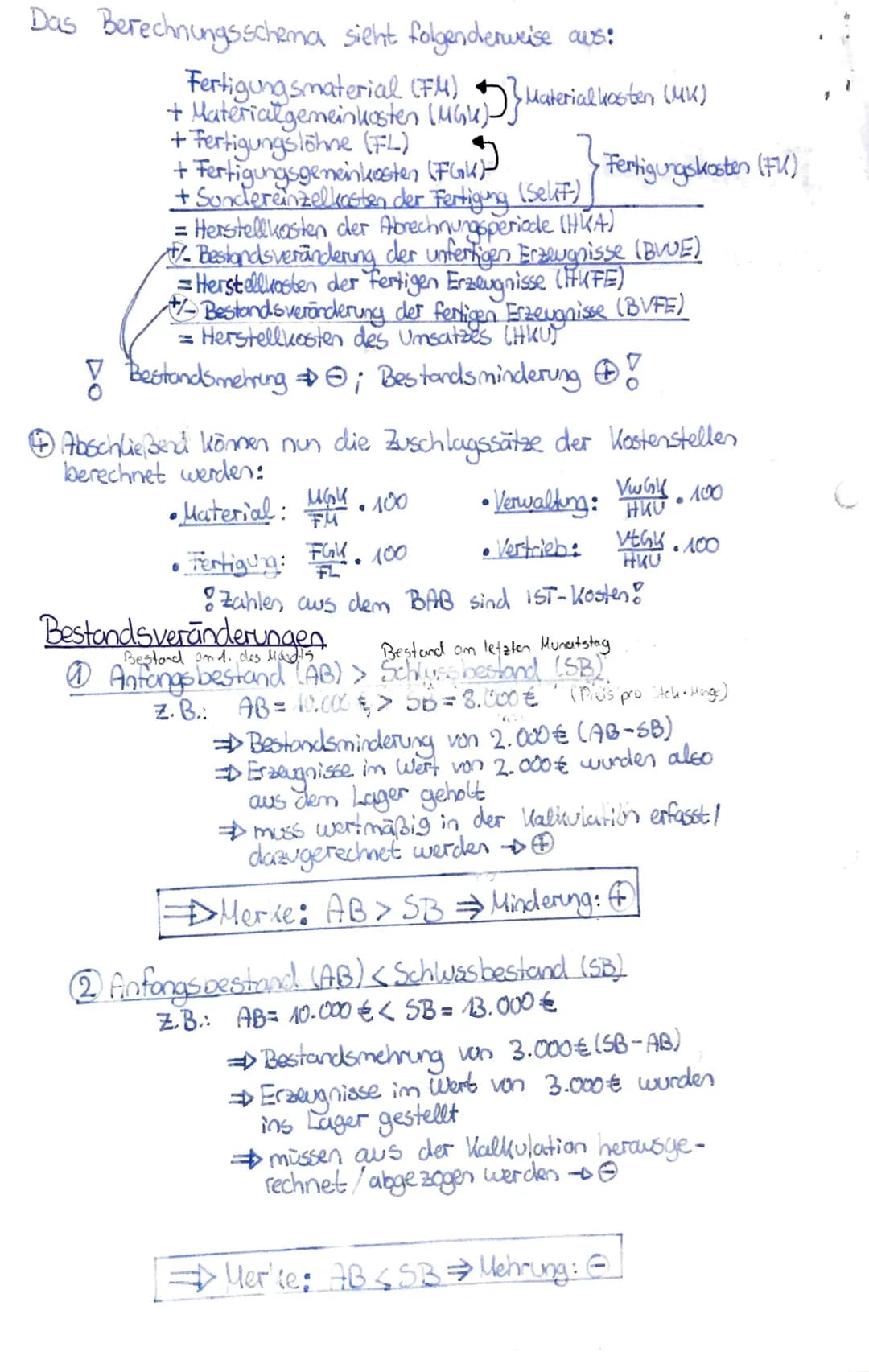 # IBV-Schulaufgabe

# I. Vollkostenrechnung

## Einteilung der Kosten

Einzel kosten
- Kosten, die dem Kostenträger
(Product) direkt zugerec