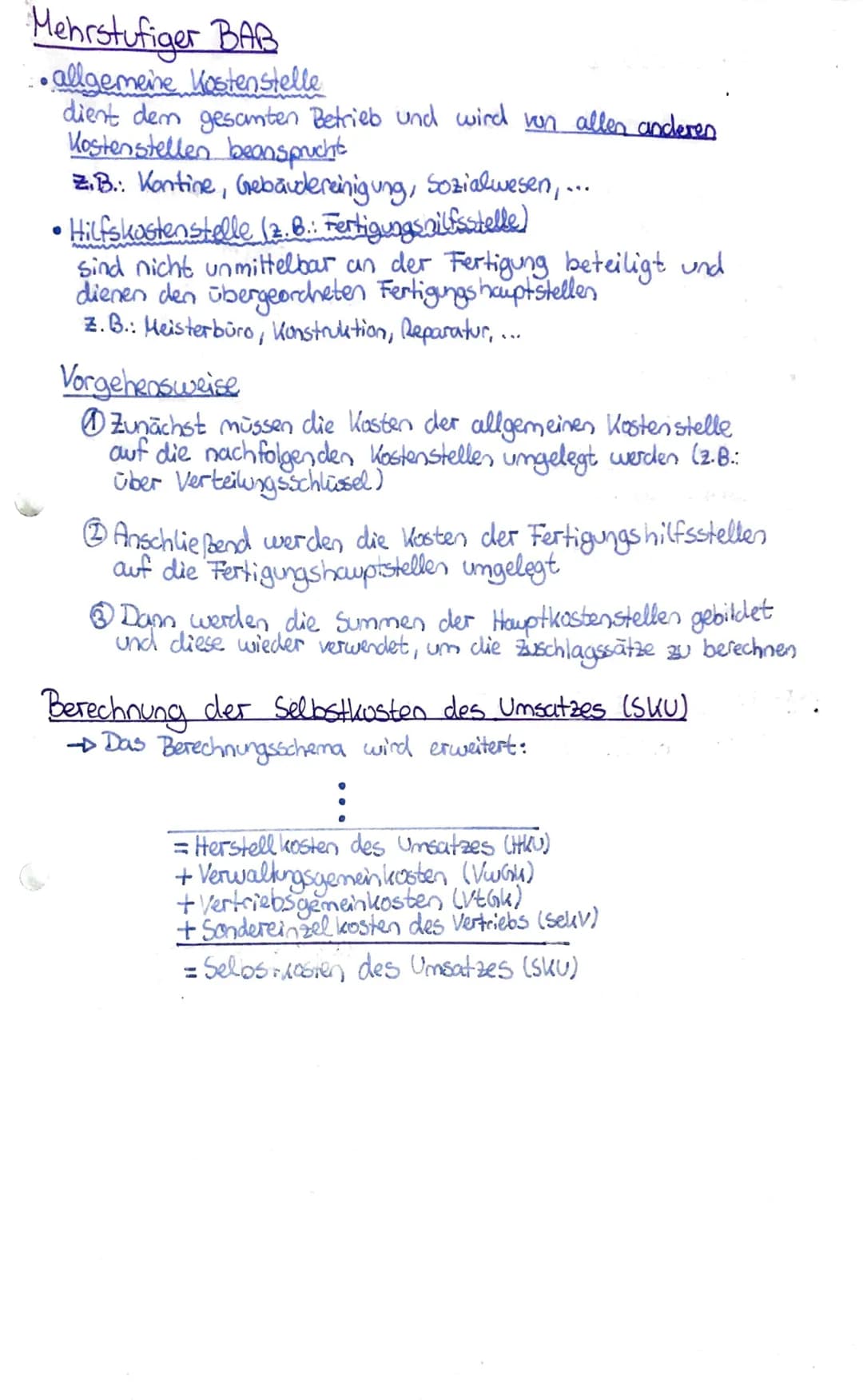 # IBV-Schulaufgabe

# I. Vollkostenrechnung

## Einteilung der Kosten

Einzel kosten
- Kosten, die dem Kostenträger
(Product) direkt zugerec