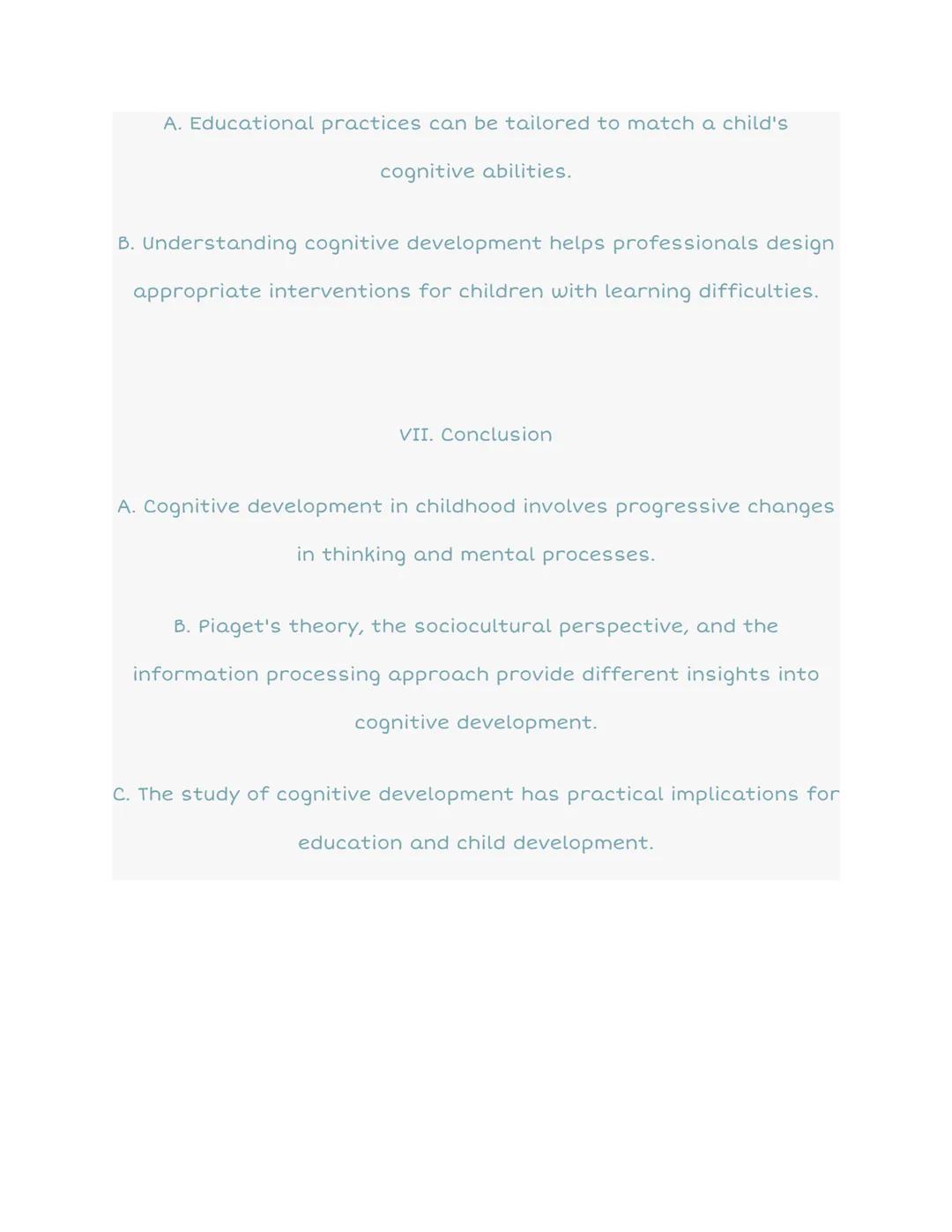 6.3 Cognitive Development in Childhood

COGNITIVE DEVELOPMENT

SENSORIMOTOR

PREOPERATIONAL

CONCRETE
OPERATIONAL

FORMAL
OPERATIONAL

BIRTH