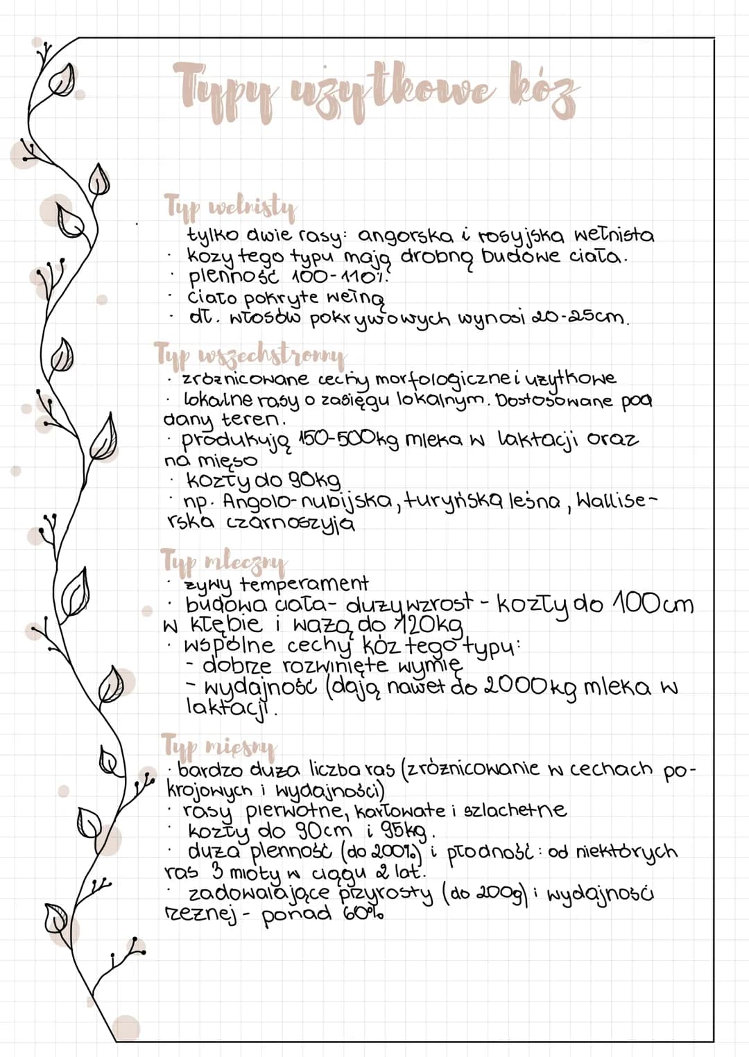 # Typy użytkowe köz

Typ welristy
*   tylko dwie rasy: angorska i rosyjska wetnista
*   kozy tego typu mają drobną budowe ciała.
*   plennoś