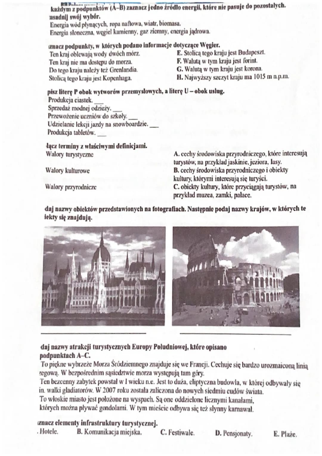 Grupa A Klasa
Imię

Uzupelnij schemat.

GOSPODARKA

ROLNICTWO

Liczba punidow/25
(/1


Uzupelnij zdania. Wpisz właściwe określenia wybrane s