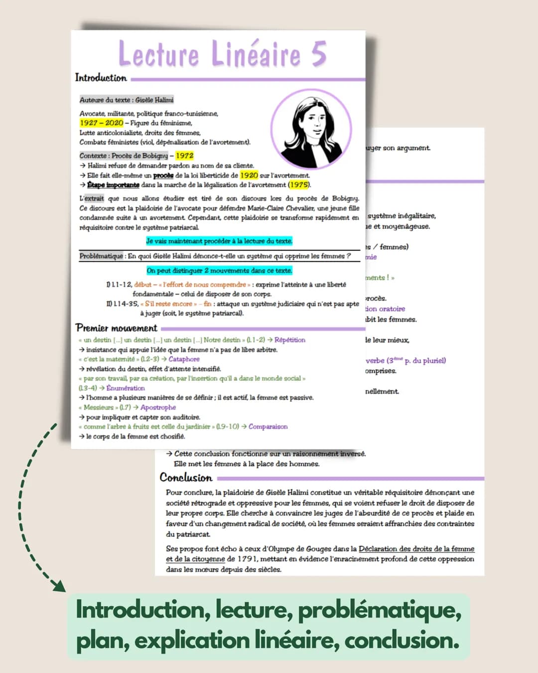 # RÉUSSIR

l'oral du bac

# DE FRANÇAIS # L'EXPOSÉ

Faites des fiches récapitulatives :

- Présentez brièvement l'auteur(e),
le contexte, l'