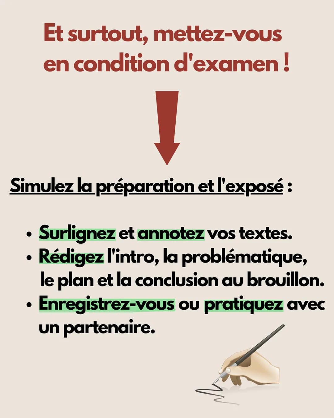 # RÉUSSIR

l'oral du bac

# DE FRANÇAIS # L'EXPOSÉ

Faites des fiches récapitulatives :

- Présentez brièvement l'auteur(e),
le contexte, l'