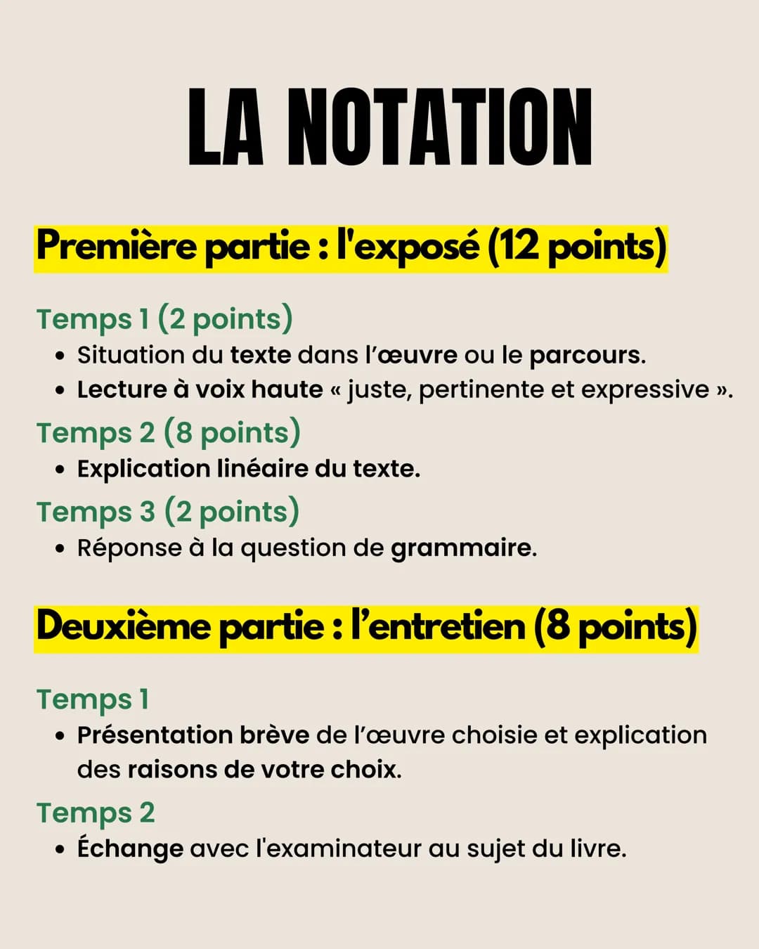 # RÉUSSIR

l'oral du bac

# DE FRANÇAIS # L'EXPOSÉ

Faites des fiches récapitulatives :

- Présentez brièvement l'auteur(e),
le contexte, l'