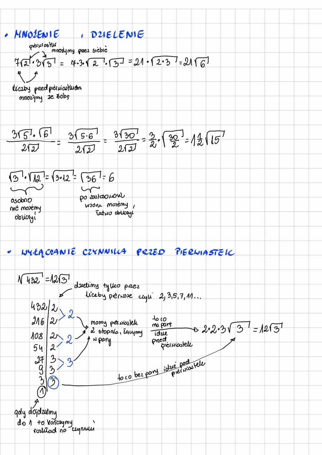 # DEFINICJA

# PIERWIASTKI

$\sqrt[n]{a} = b$ gdzie $b^n = a$

stopień
pierwiastka

$\sqrt[n]{a}$

liczba podpierwiastkowa

Symbol
pierwiast