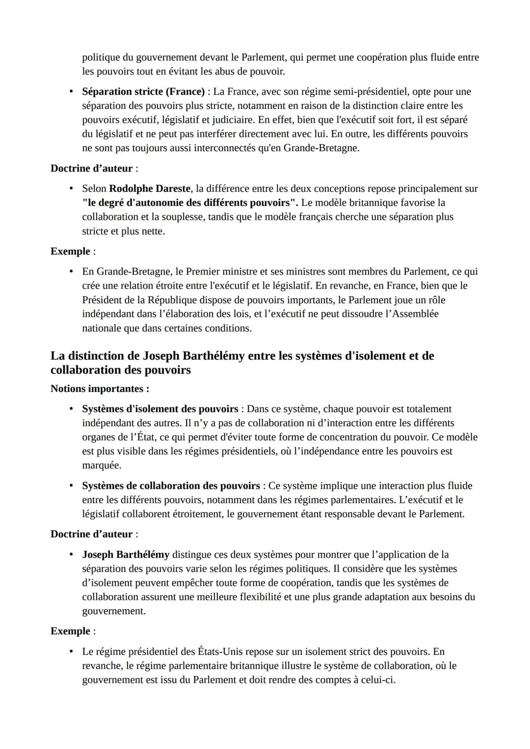 Révision des constitutions:

La Constitution de 1791 limitait le corps électoral par un suffrage censitaire.

- La Charte de 1814 combine la