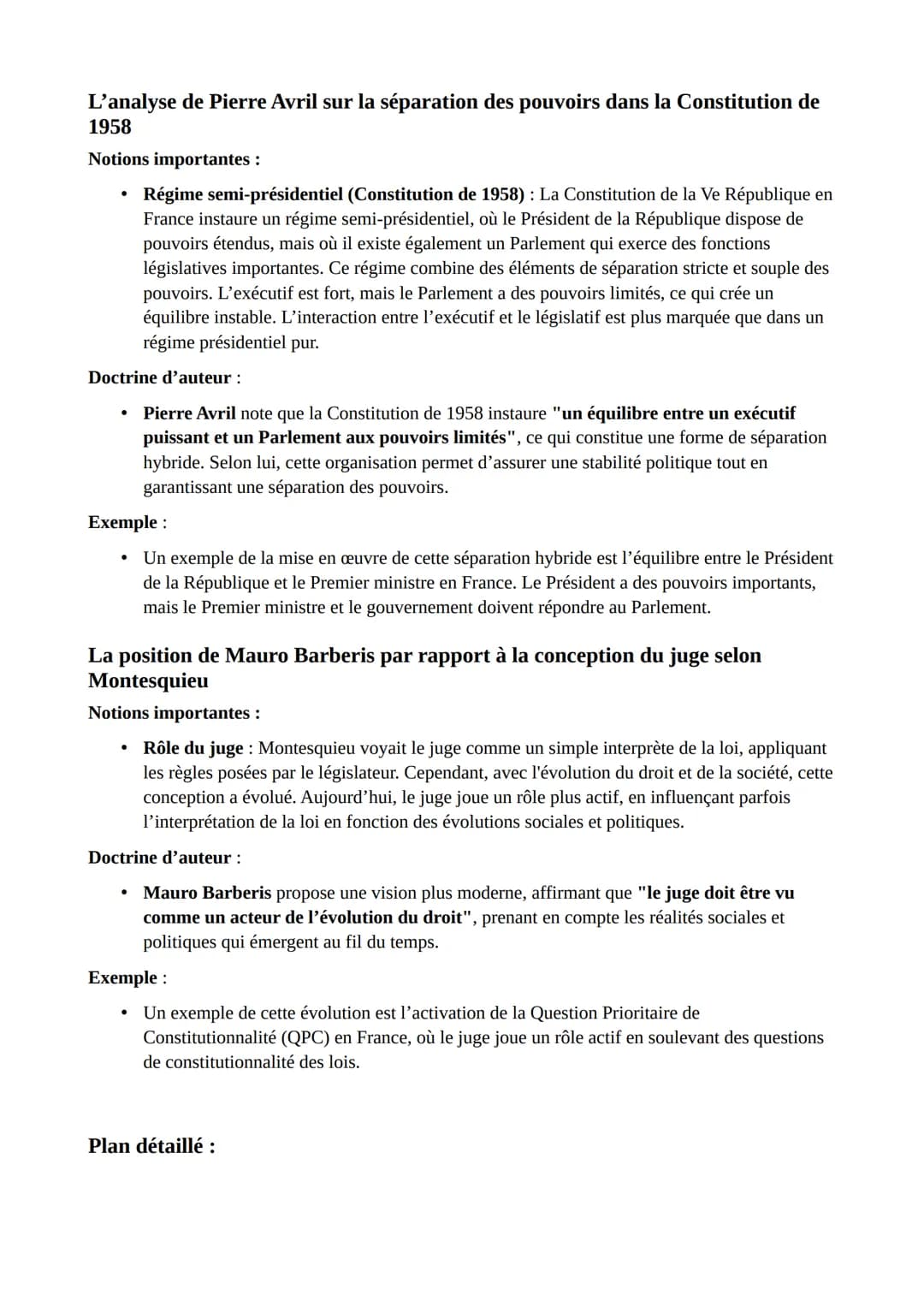 Révision des constitutions:

La Constitution de 1791 limitait le corps électoral par un suffrage censitaire.

- La Charte de 1814 combine la