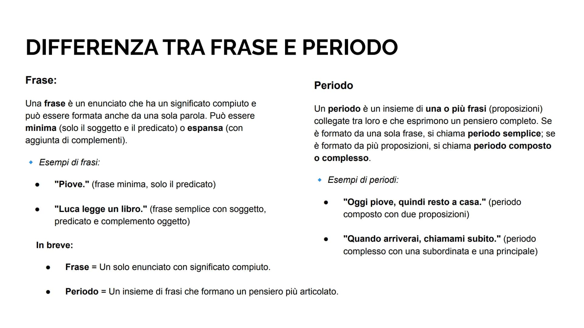 # ANALISI LOGICA SOMMARIO:

• COS'E'?;
• DIFFERENZA TRA FRASE E PERIODO;
• SOGGETTO;
• ATTRIBUTO;
• APPOSIZIONE;
• PREDICATO:
VERBALE E NOMI