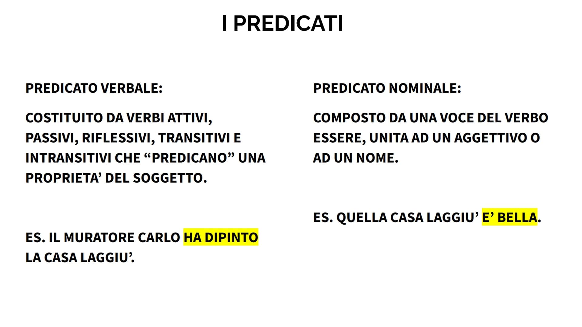 # ANALISI LOGICA SOMMARIO:

• COS'E'?;
• DIFFERENZA TRA FRASE E PERIODO;
• SOGGETTO;
• ATTRIBUTO;
• APPOSIZIONE;
• PREDICATO:
VERBALE E NOMI