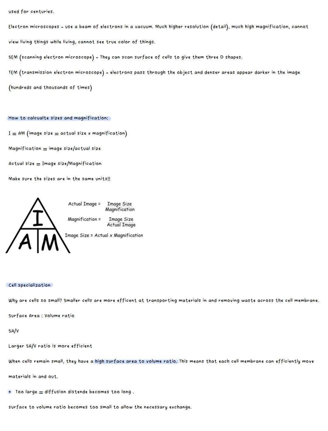 # Biology notes

What are cells?

Cells are the smallest structural and functional unit of an organism, typically microscopic and consistent