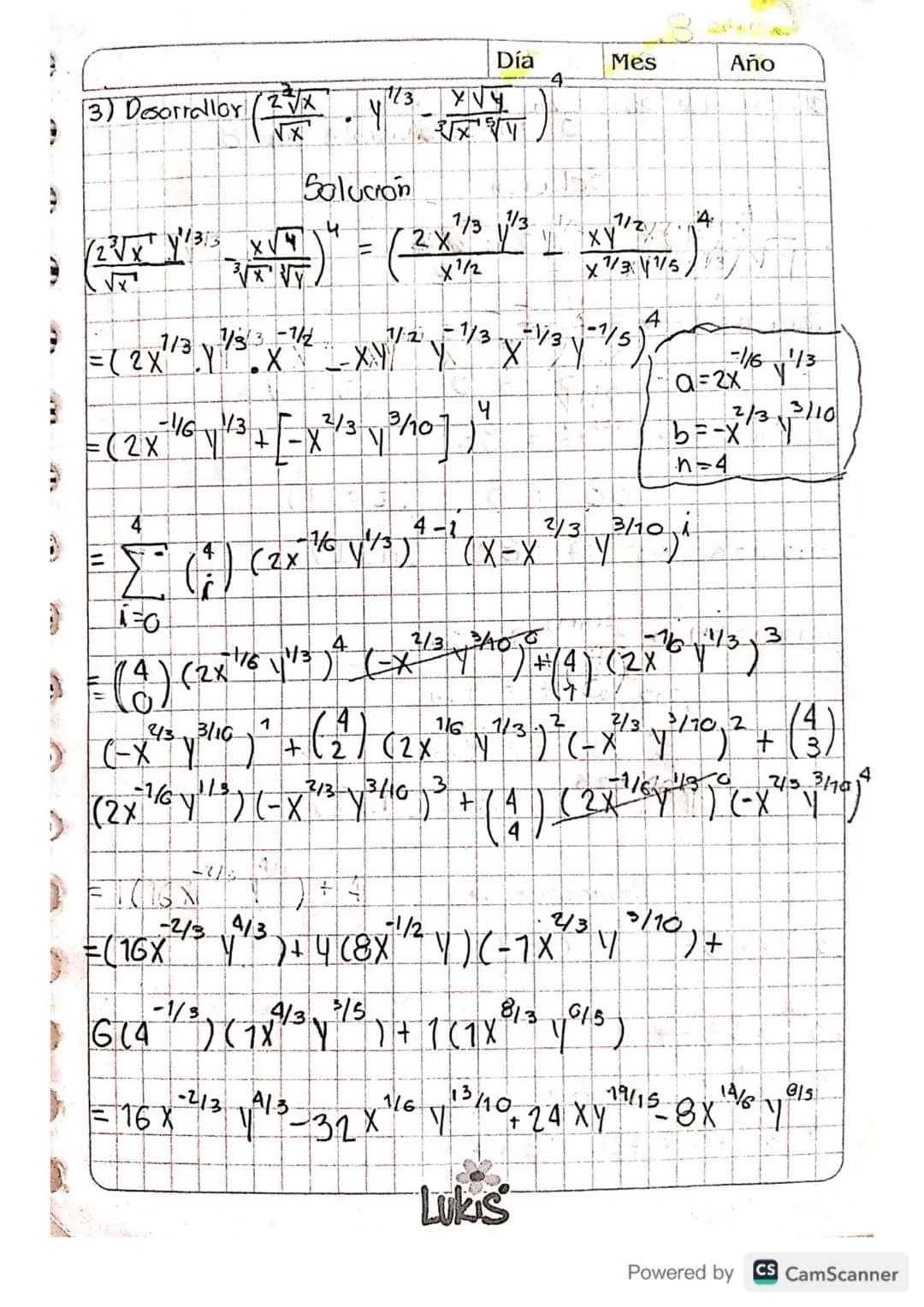 Día Mes Año

$=\sum_{i=1}^{68} \frac{2}{3^{10}} (\frac{1}{81})^{i-1} (\frac{1}{3^4}) = \sum_{i=1}^{68} \frac{2}{3^{14}} (\frac{1}{81})^{i-1}