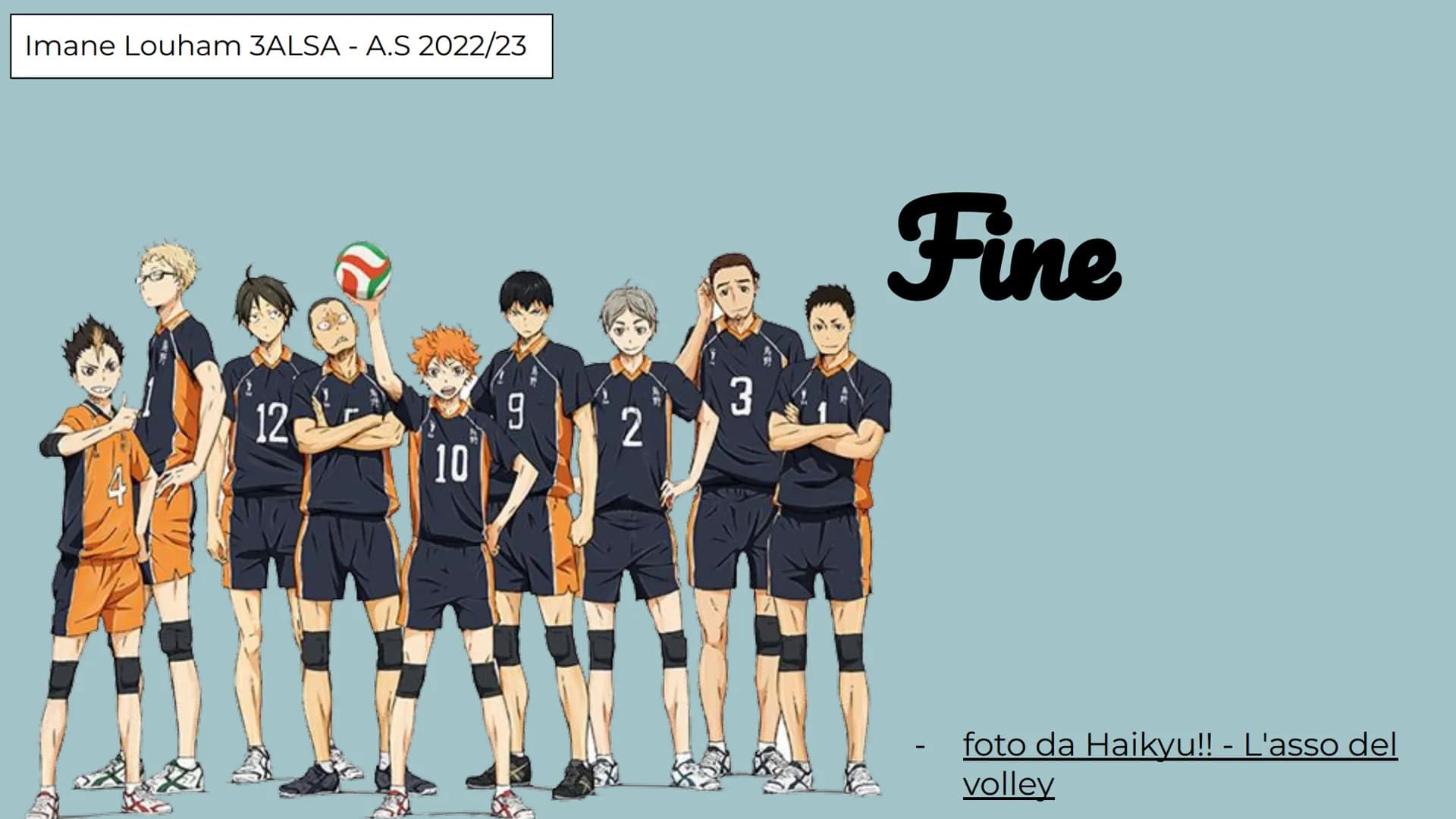 LA

PALLAVOLO La
Pallavolo

Sport di squadra

Due squadre con
in campo, sei
giocatori e altri sei
in panchina per
ognuna delle
squadre.

Spo