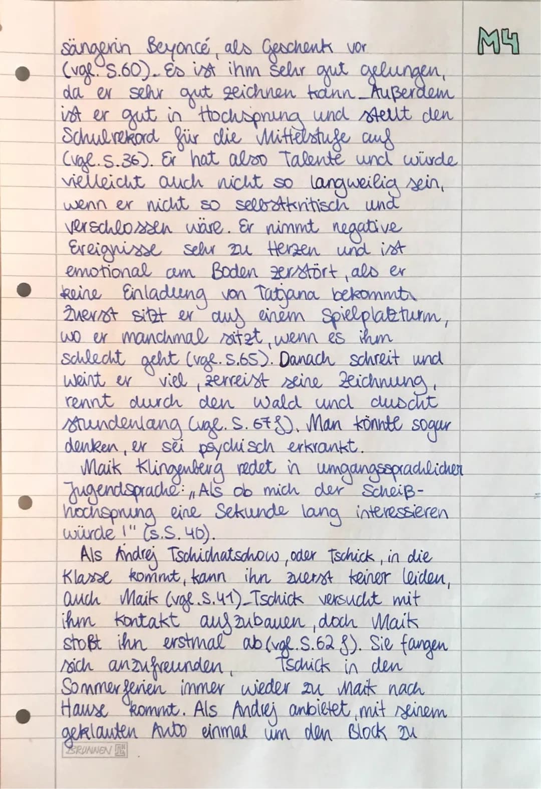 # LESETAGEBUCH

zum Roman „Tschick“ von Wolfgang Herndorf

tschick

von -PFLICHT AUFGABEN

M2: Biografie Wolfgang Herrndorf

Wolfgang Herndo