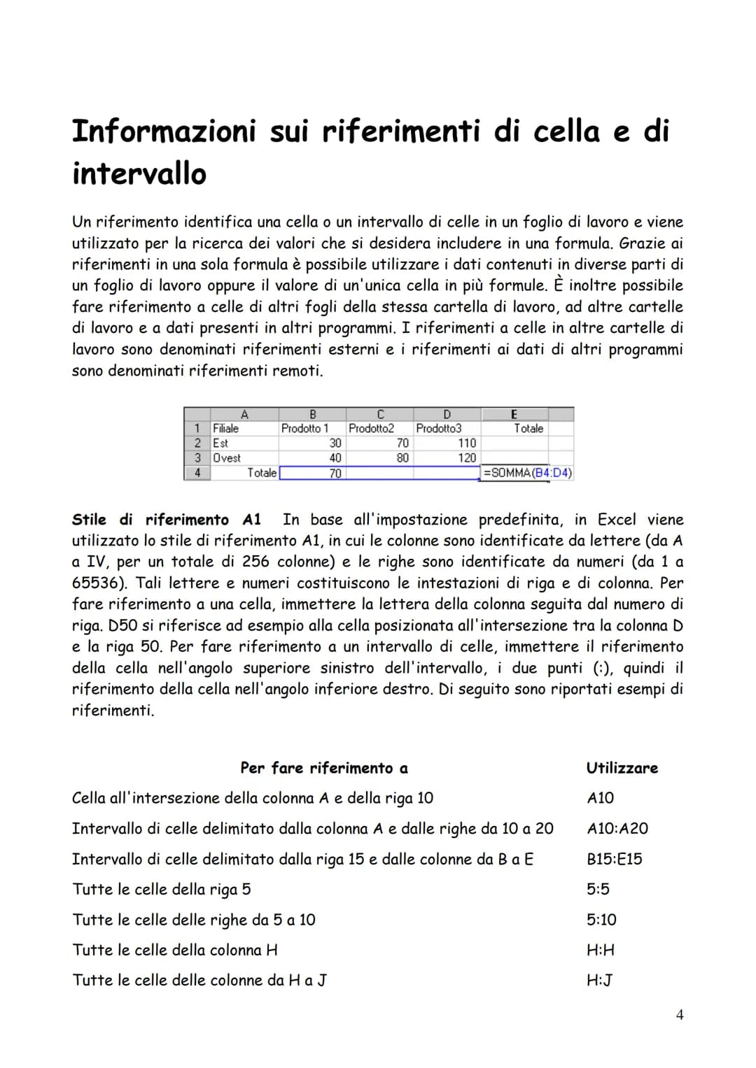 # DISPENSE (minime) DI EXCEL

1 # Operatori di calcolo delle formule

Gli operatori specificano il tipo di calcolo che si desidera eseguire 