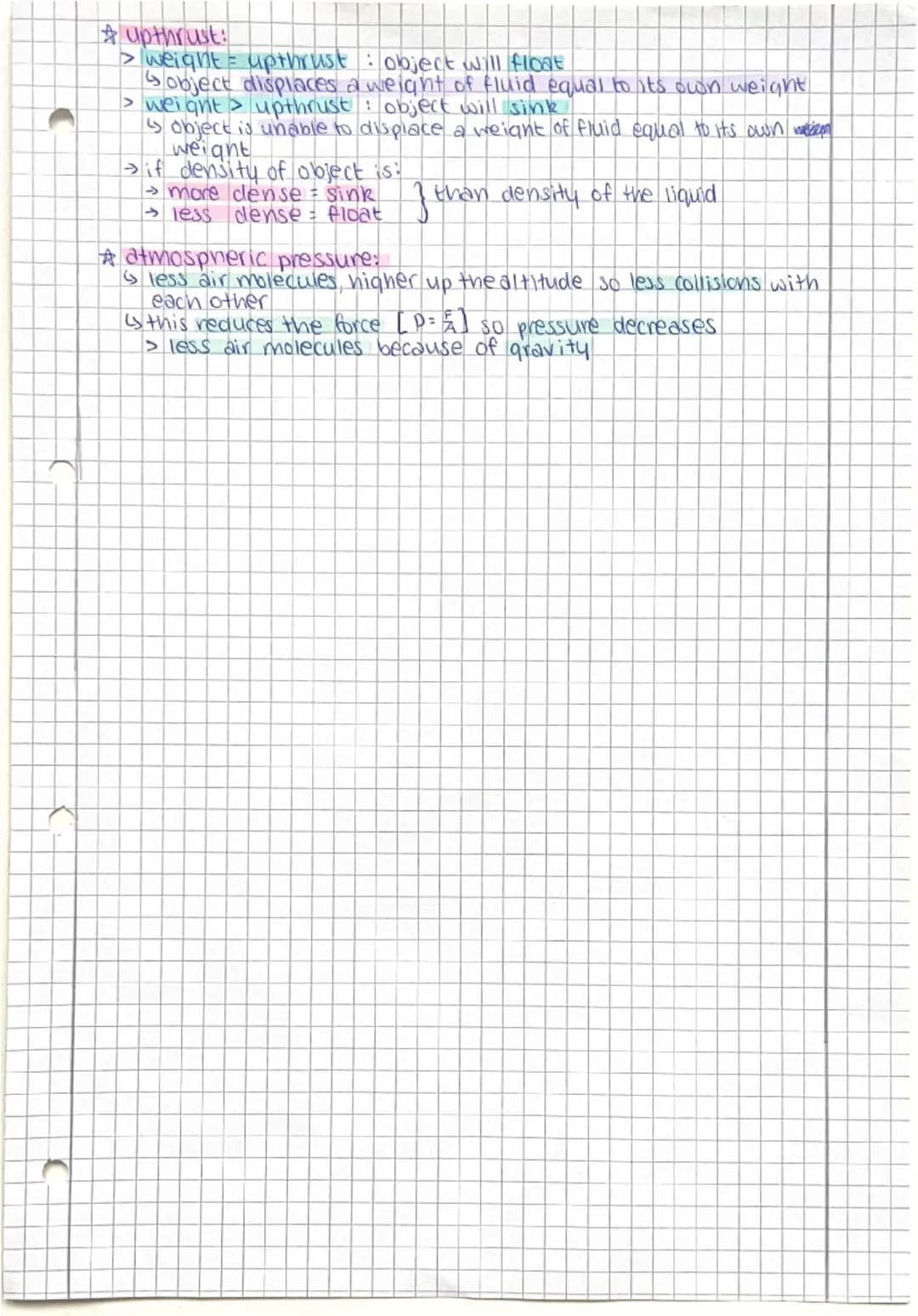 # PHYSICS REVISION
* Solids, liquids & gases:

  * solids - closely packed together - cannot be easily compressed.
    - vibrate around thei
