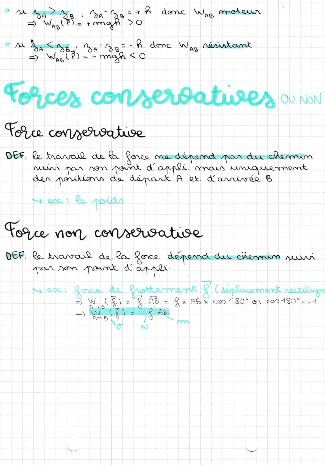 1105/22

Physique

travail

D'UNE FORCE

Travail d'une force CONSTANTE.

DEF. force dont l'intensité, la direction et le sens
ne varient pas