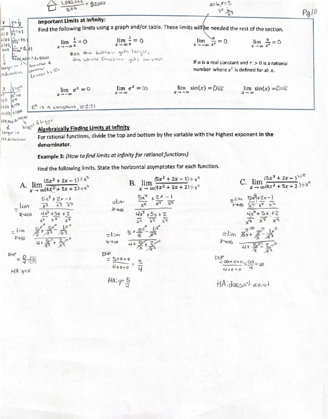Calculating Limits Using the Limit Laws (a.k.a. Finding Limits Algebraically)
Last lesson, we found limits graphically and numerically. This