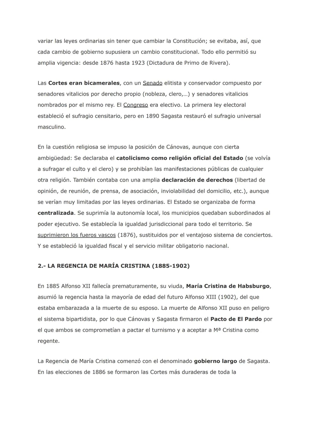 # Tema 1. La Restauración: evolución política, social, económica y
demográfica (1875-1931).

0.- INTRODUCCIÓN

Tras el convulso Sexenio Demo
