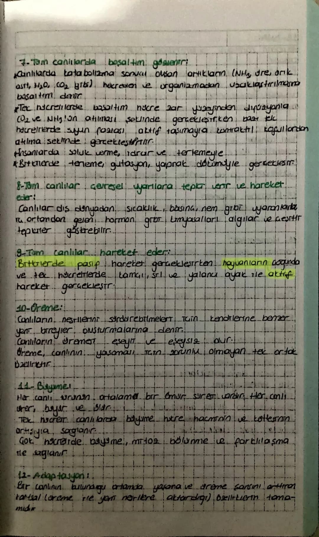 ! Bir canlı prokaryot ise tek hibarelidir, Koryot
O for hicrel: de dabin
ise
çok huereri de olabilir

Canlıların Ortak Ozellikleri:
1. Tum C