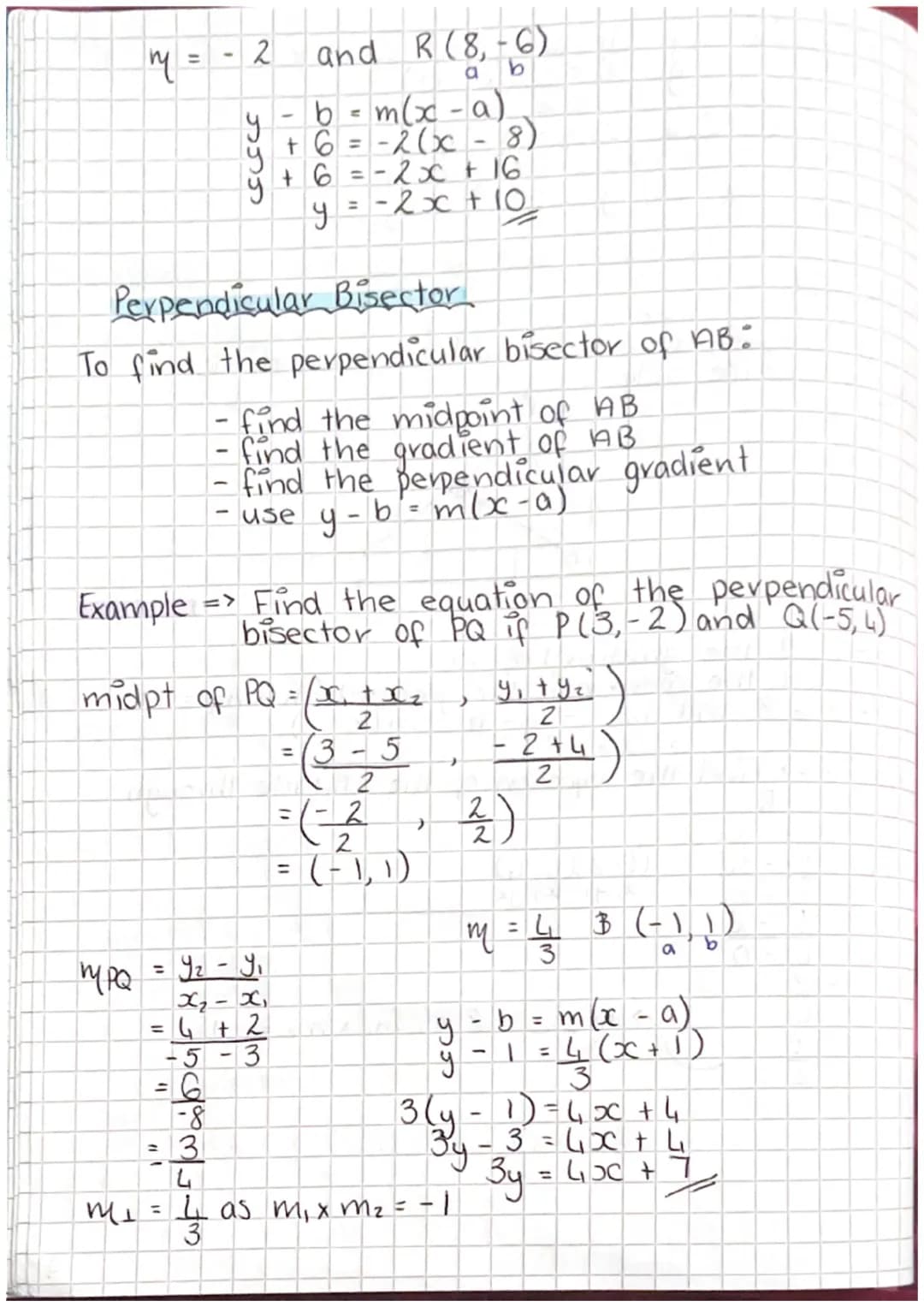 # Equation of a straight line

To find the equation of a straight line we need:

4
B

Π
A (x2-x)

gradient
point

(42-41)

x

Gradient formu
