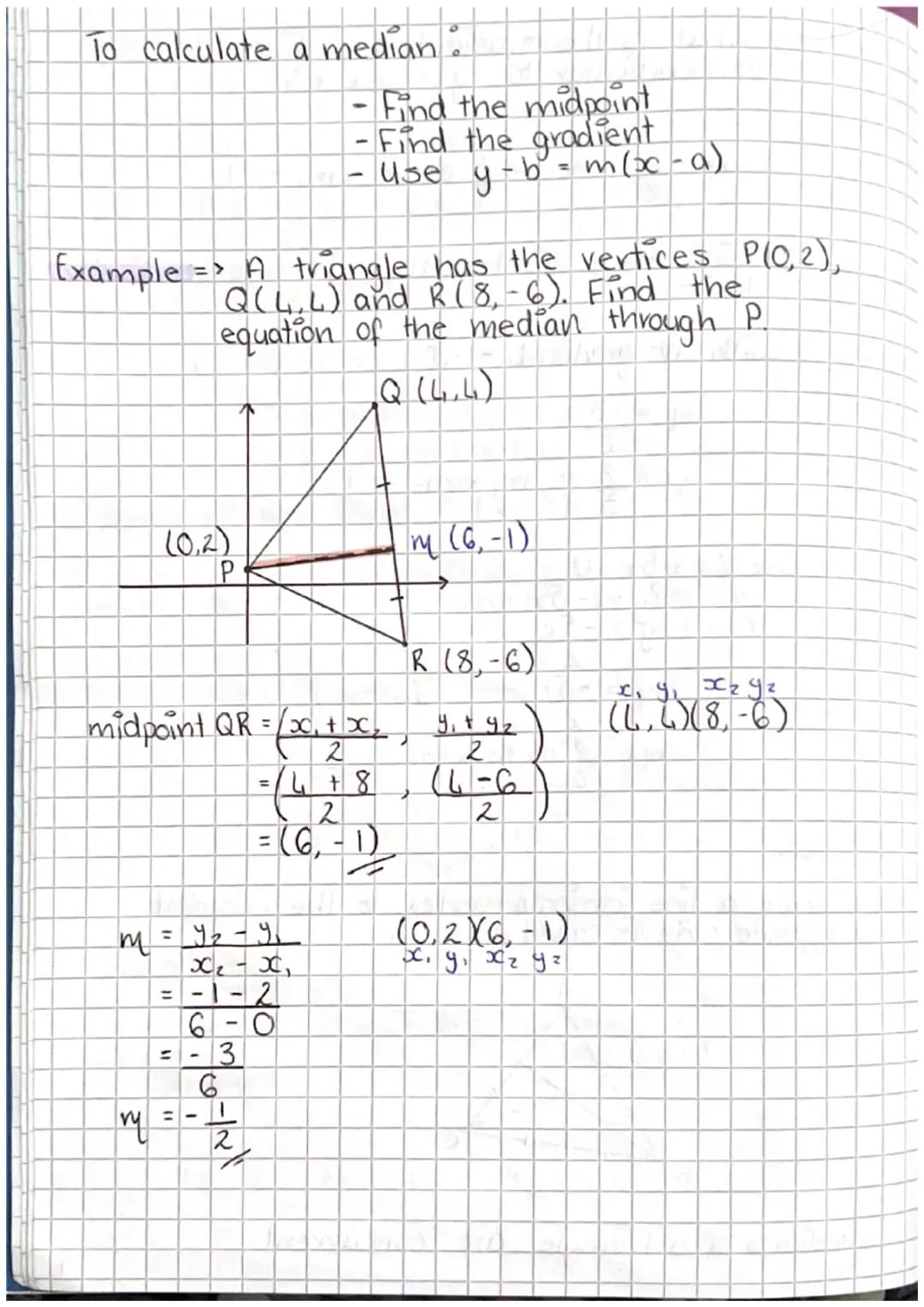 # Equation of a straight line

To find the equation of a straight line we need:

4
B

Π
A (x2-x)

gradient
point

(42-41)

x

Gradient formu