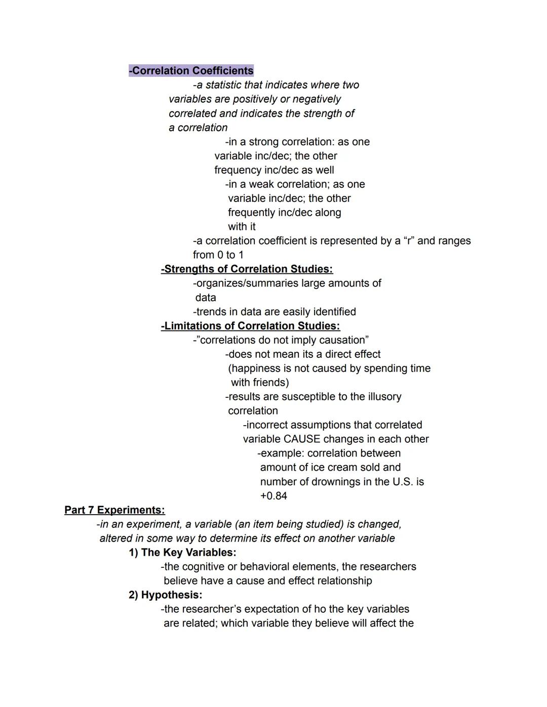 AP Psychology Unit 1 Part 1-7

Part 1: The Scientific Foundations of Psychology:
•psychology- the scientific study of behavior and
mental pr
