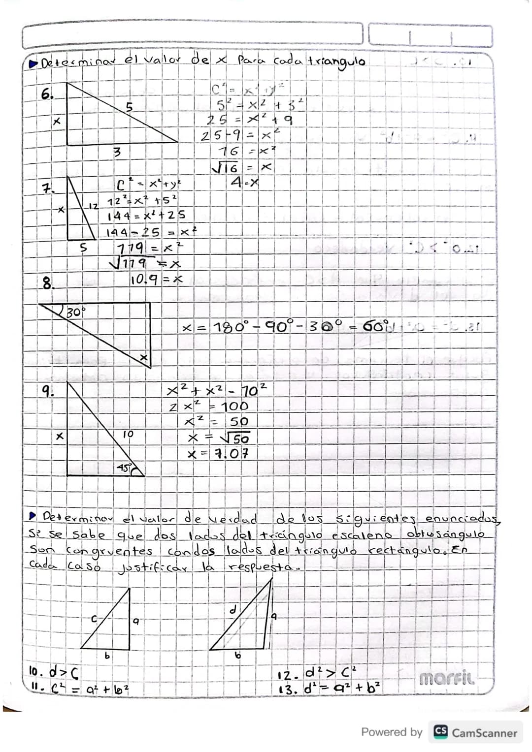 # CLASIFICACION de los TRIANGUlos y
teorema de Pitagoras-

TRIANGULOS

En trigonometría se buscan relaciones entrelos lados y áng..
los de u