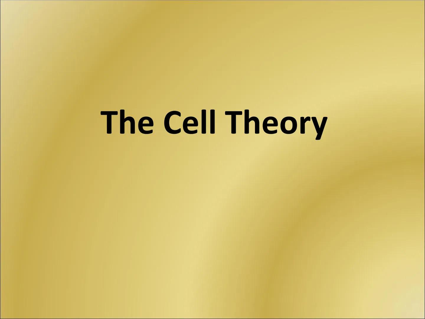 # The Cell Theory Timeline of the discoveries, thoughts and technologies that led to the development of the Cell Theory

500 BCE

300 BCE

1