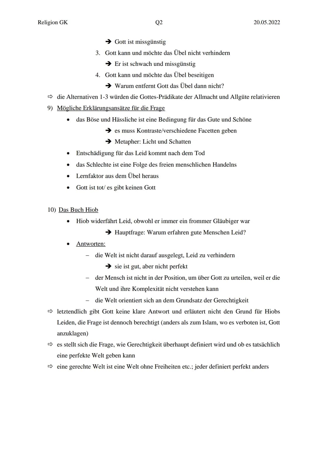 Religion GK

Q2

20.05.2022

Religionsklausur Nr.4

Themen:

- Gottesbeweise

- Theodizee-Problematik

1) Was ist ein Beweis?

*   Definitio