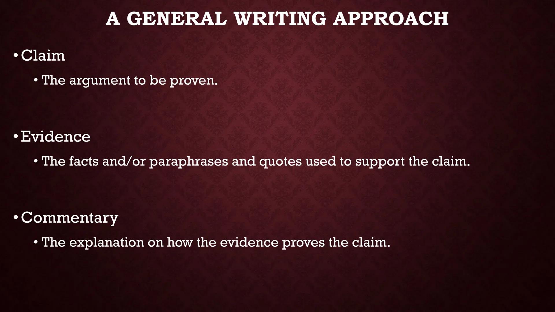 
<h2 id="ahistoricalwritingstrategy">A Historical Writing Strategy</h2>
<p>When approaching historical writing, it is important to have a st