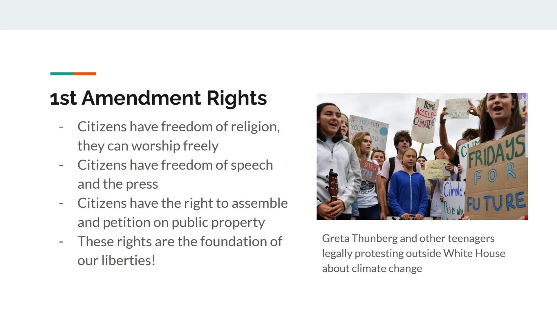 # The First 10 Amendments
of the US Constitution
accused shall enjoy the right
secutions, the acc
ted, which district shall have been previo