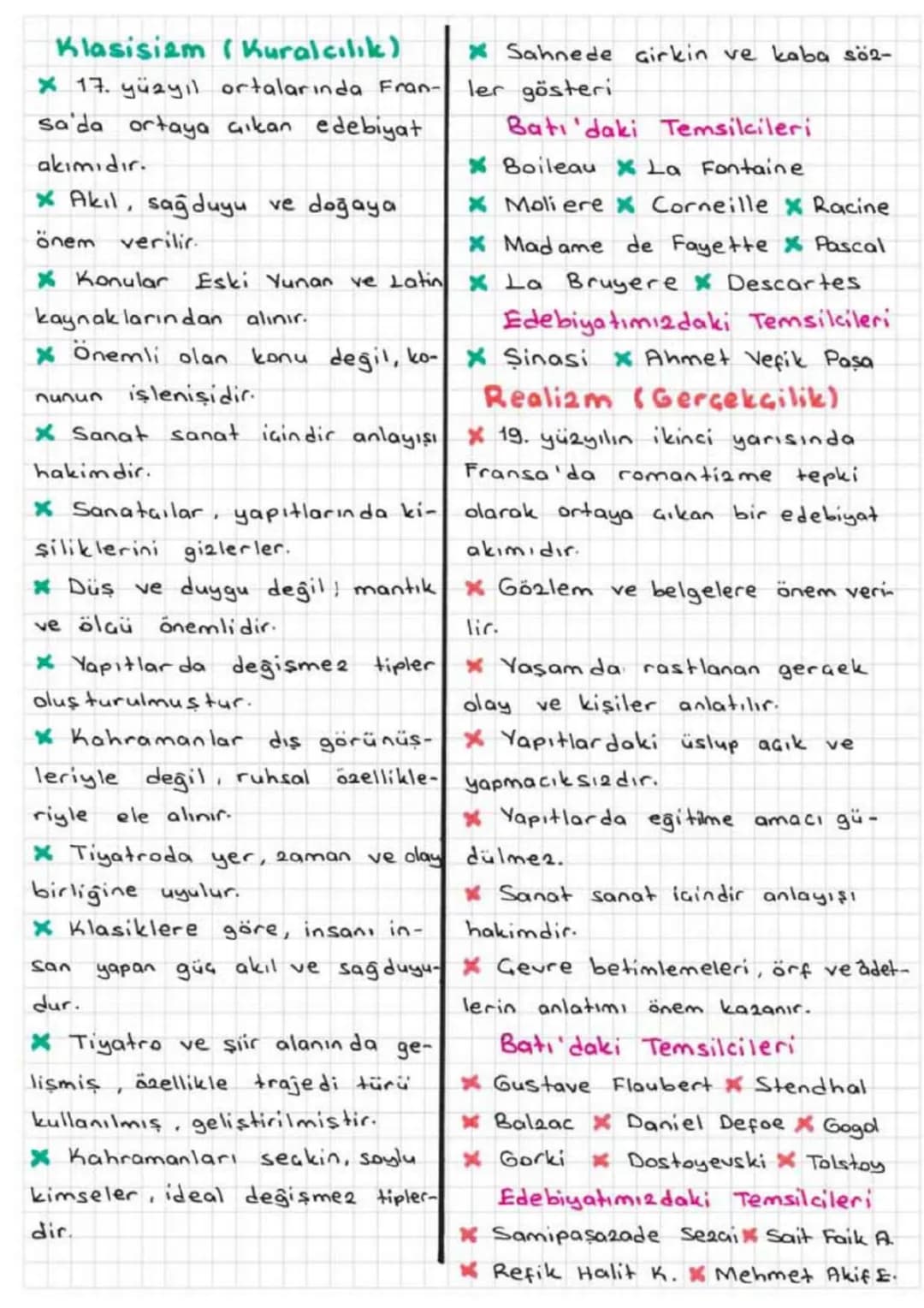 # EDEBİ AKIMLAR

*   Edebiyat, resim, müzik, heykel gibi değişik sanat dalla-
rıyla ilgili olarak ortaya çıkan, belirli bir görüş ve anlayış