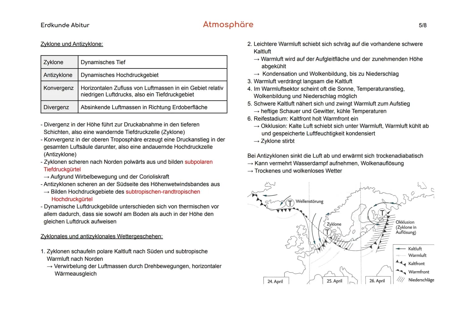 Erdkunde Abitur

Atmosphäre

1/8

1.  Grundlagen

Wetterelemente Messbare Einzelerscheinungen in der Atmosphäre,
z.B. Strahlung, Luftdruck, 