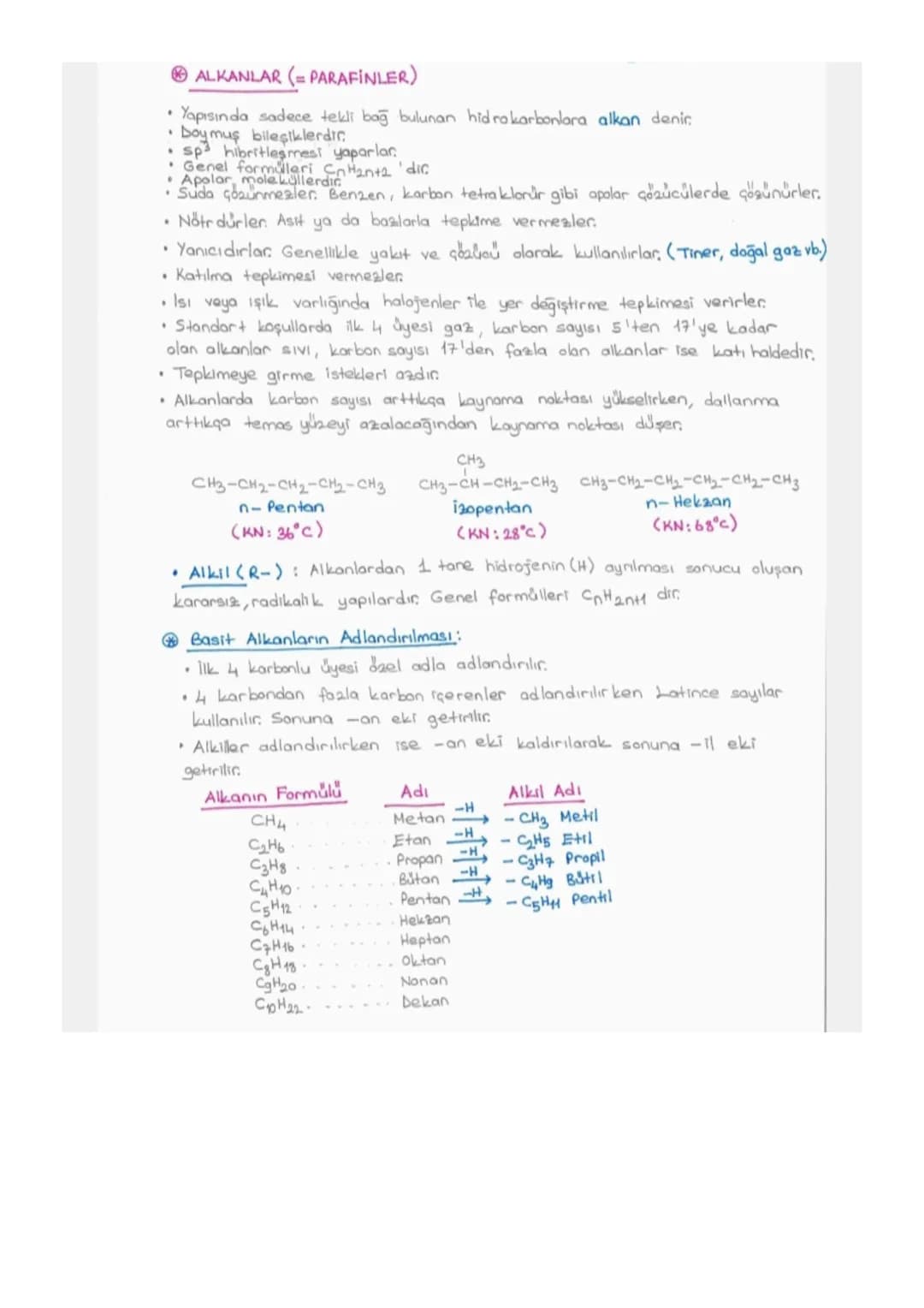 # ORGANİK KİMYA

Yapısında karbon (C) ve hidrogen (H) atomları bulunan maddelere
organik madde dentro
*   CH4 (metan), C₂H₄ (etilen), C₂H₂ (