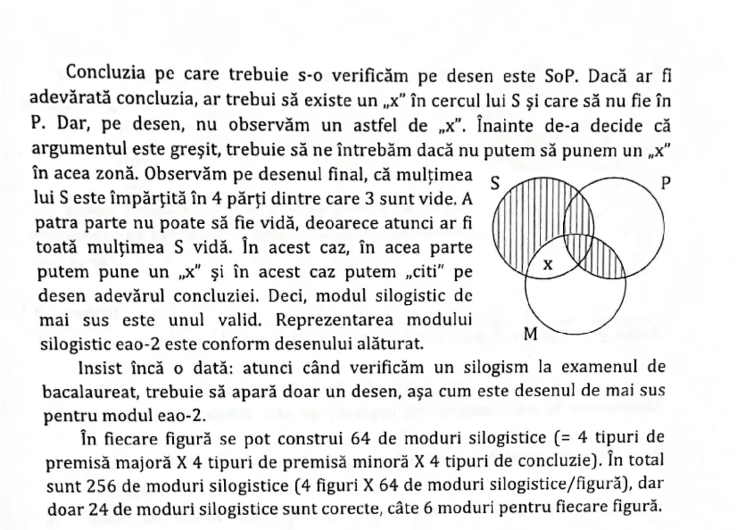4.3.3.1. Reprezentarea propozițiilor categorice prin metoda
diagramelor Euler şi prin metoda diagramelor Venn

Propozițiile categorice sunt 