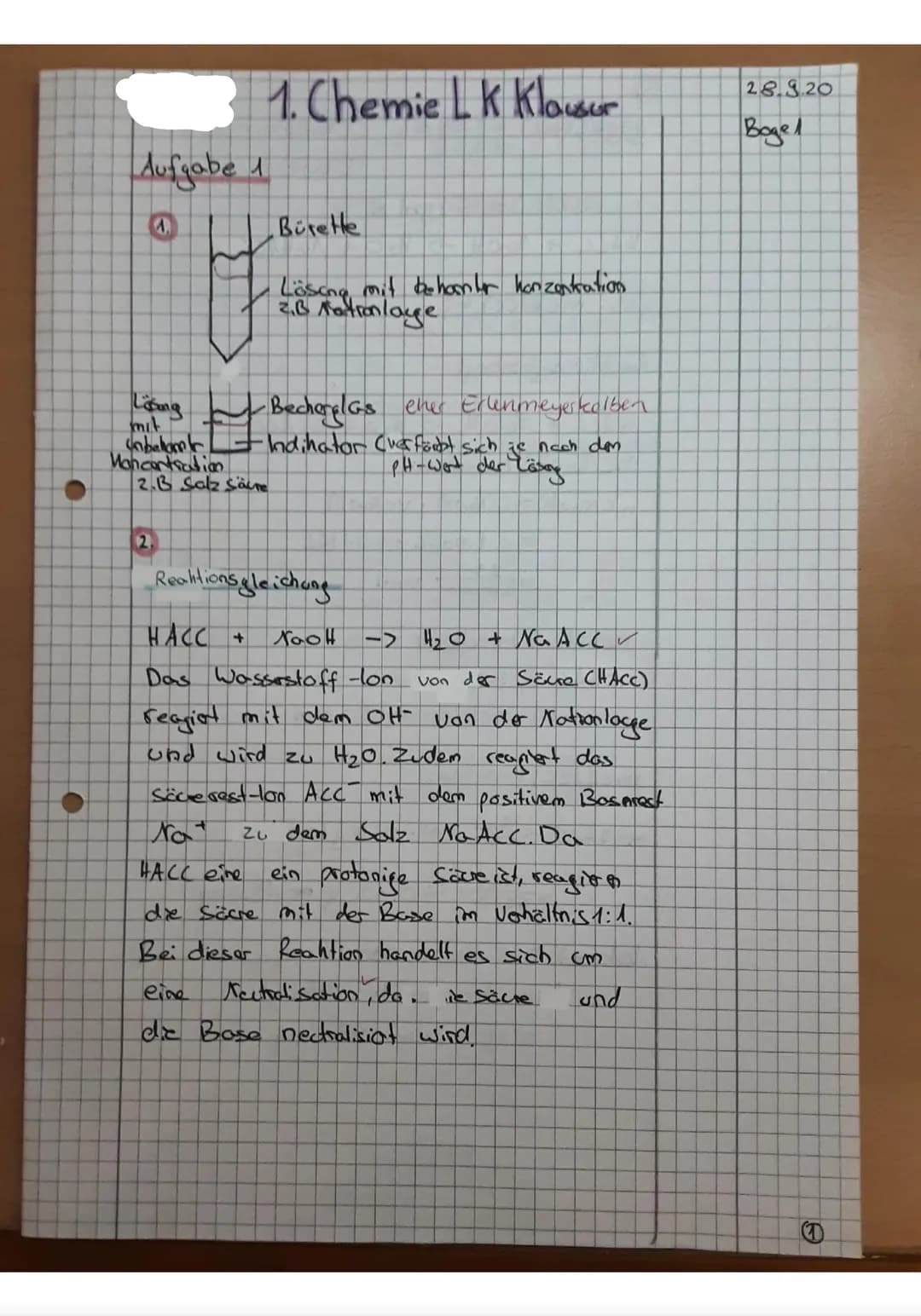 # 1. Klausur: Analytische Chemie
28.09.2020

Aufgabe 1: Quantitative Untersuchung von acetylcysteinhaltigen Arzneimitteln"

Aufgabenstellung