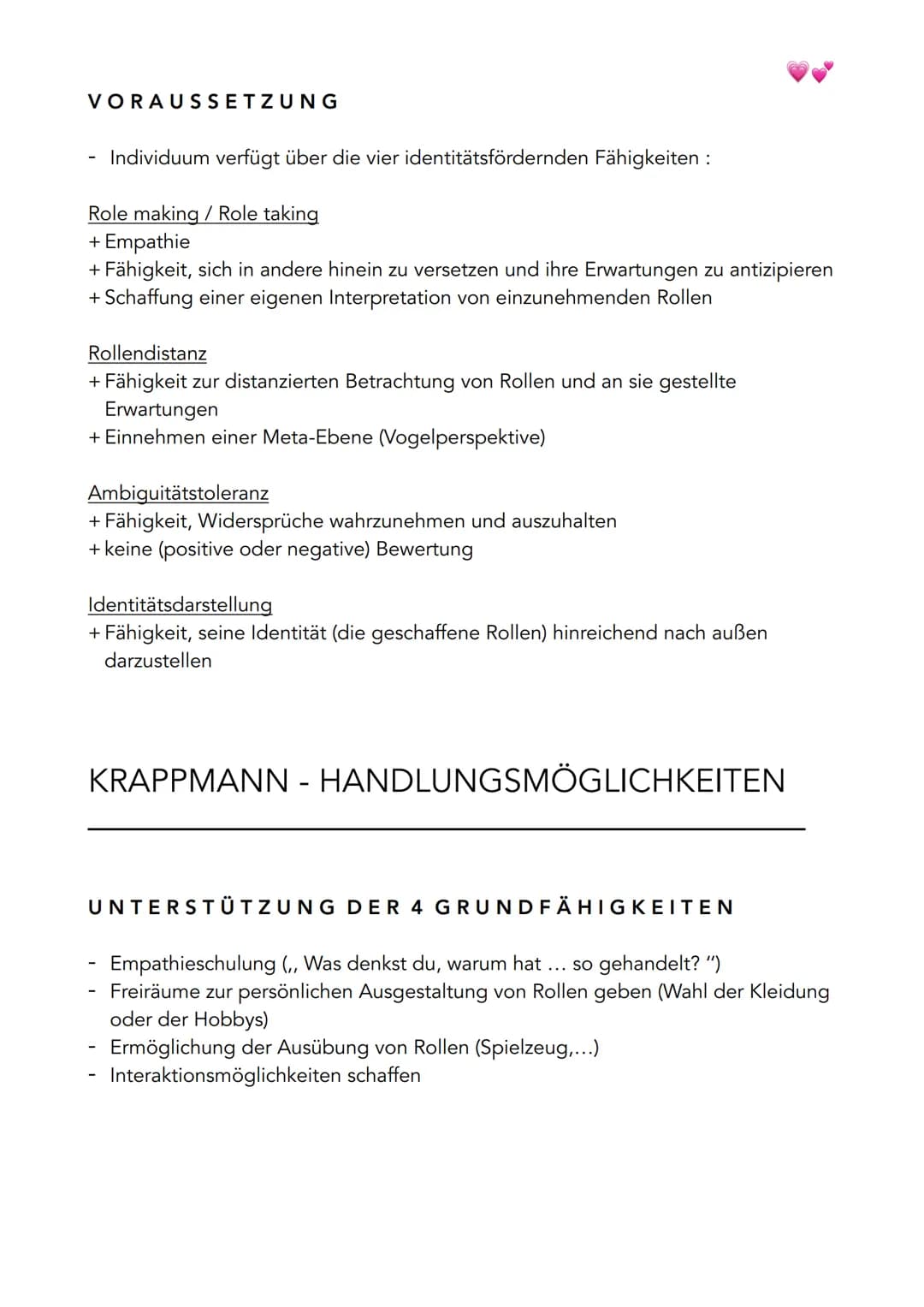 # LERNZETTEL KRAPΡΜΑΝΝ

KRAPPMANN ALLGEMEIN

BIOGRAFIE

- 1936 geboren
- Professor für Soziologie & Erziehung
- Doktorarbeit:,, Soziologisch