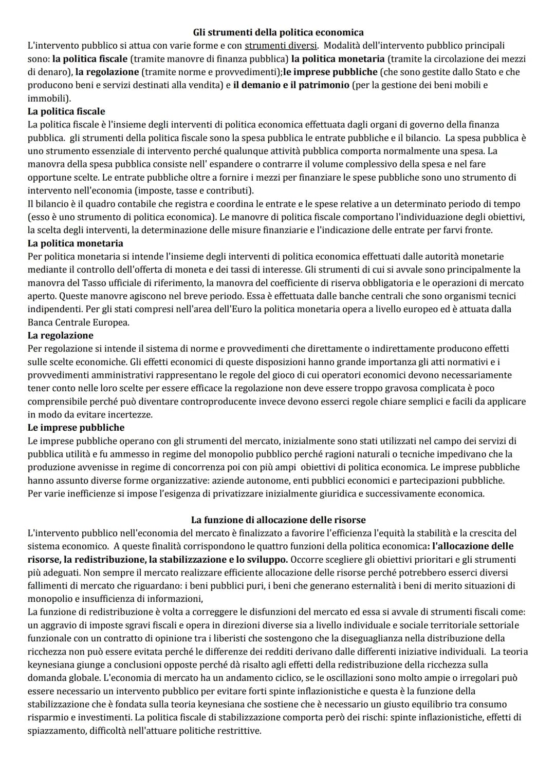 # Economia pubblica

L'economia pubblica studia l'azione economica dello Stato e degli enti pubblici e gli effetti che ne derivano sull'atti