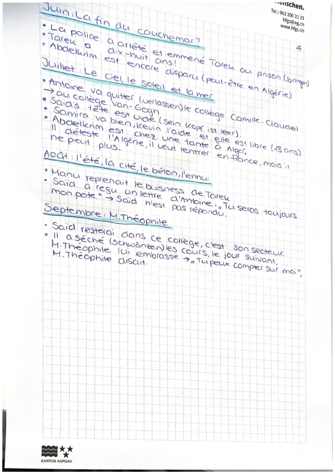 # نا

Höhere Fachschule
Gesundheit und Soziales
Aarau

Melina

FFGS

Nahe am Menschen.
Tel.: 062 200 21 21
hfgs@ag.ch
www.hfgs.ch

Saïd

11 