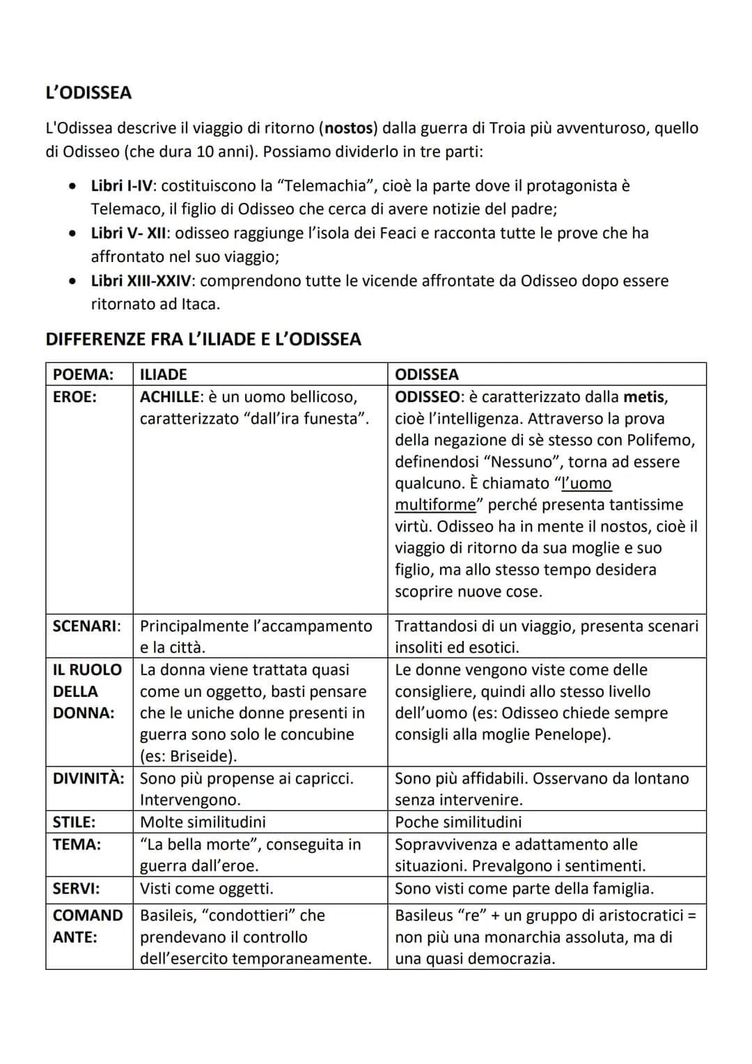 # LE ORIGINI

I primi poemi epici di omero risalgono all'XI secolo, quindi all'Età Arcaica (XI-VIII). L'epica
(dal greco epos = "parola", "d