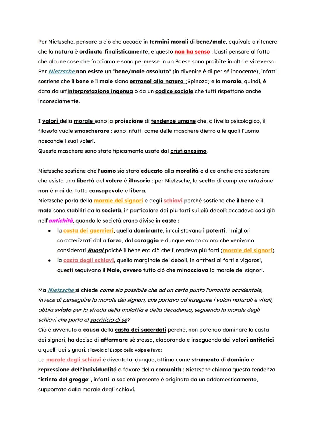 
<h2>Introduzione</h2>
<p>Friedrich Nietzsche è considerato uno spartiacque tra la filosofia tradizionale e il pensiero del 1900. Il suo met